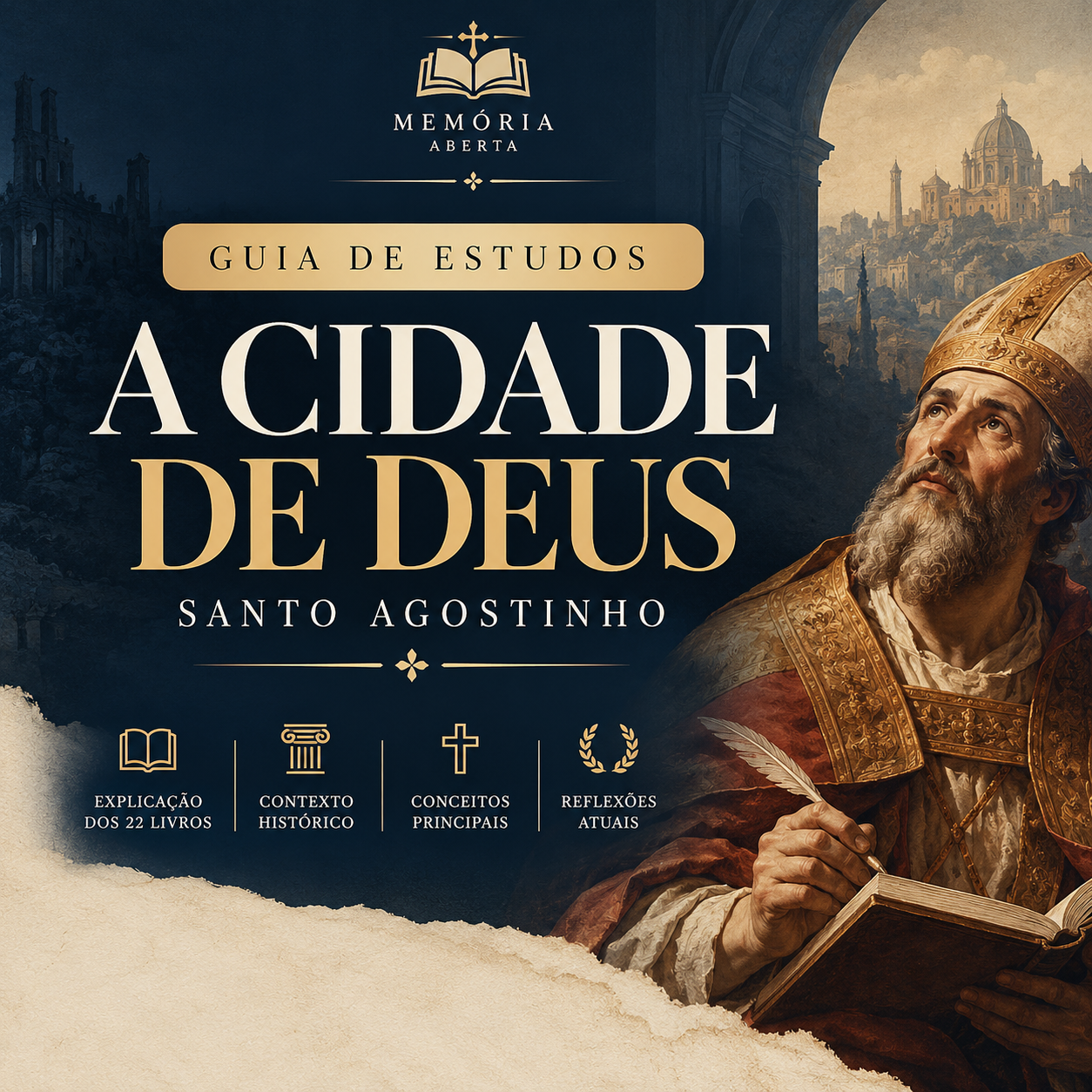 Capa do guia A Cidade de Deus
